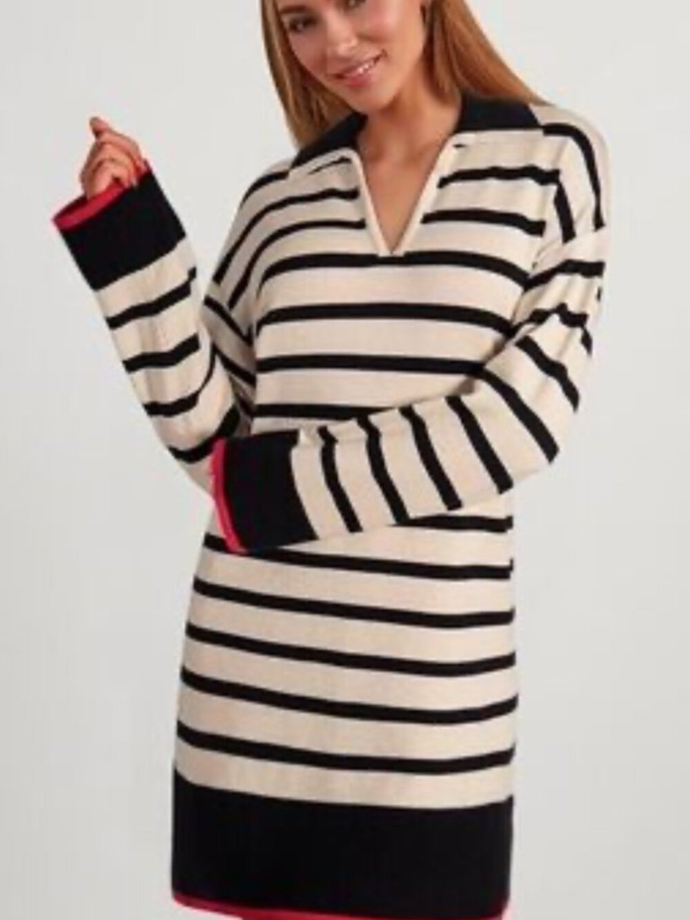Stripe Sweater Dress by DOKOTOO- Womens XL - NWT